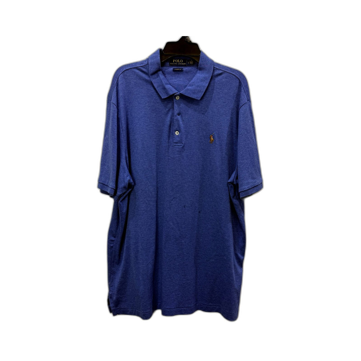 Polo Ralph Lauren Mens Classic Fit Cotton Shirt in Blue, Size L