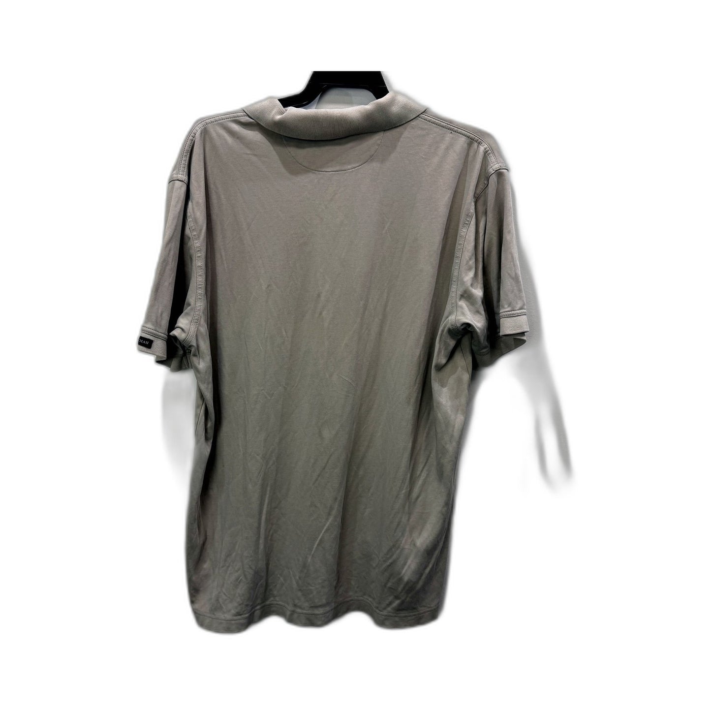 Gazman Mens Luxury Touch Gray Polo Shirt | Size L NEW