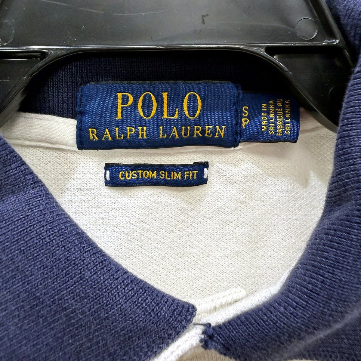 Polo Ralph Lauren Mens Slim Fit Color Block Shirt Multi Color Size S