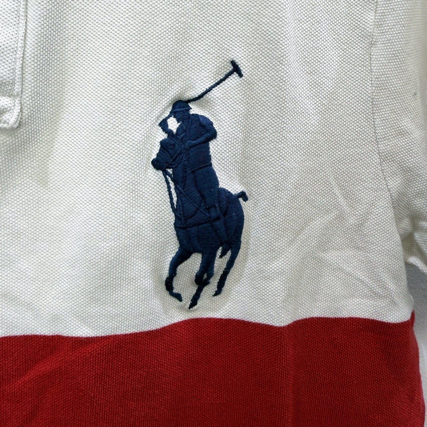 Polo Ralph Lauren Mens Slim Fit Color Block Shirt Multi Color Size S