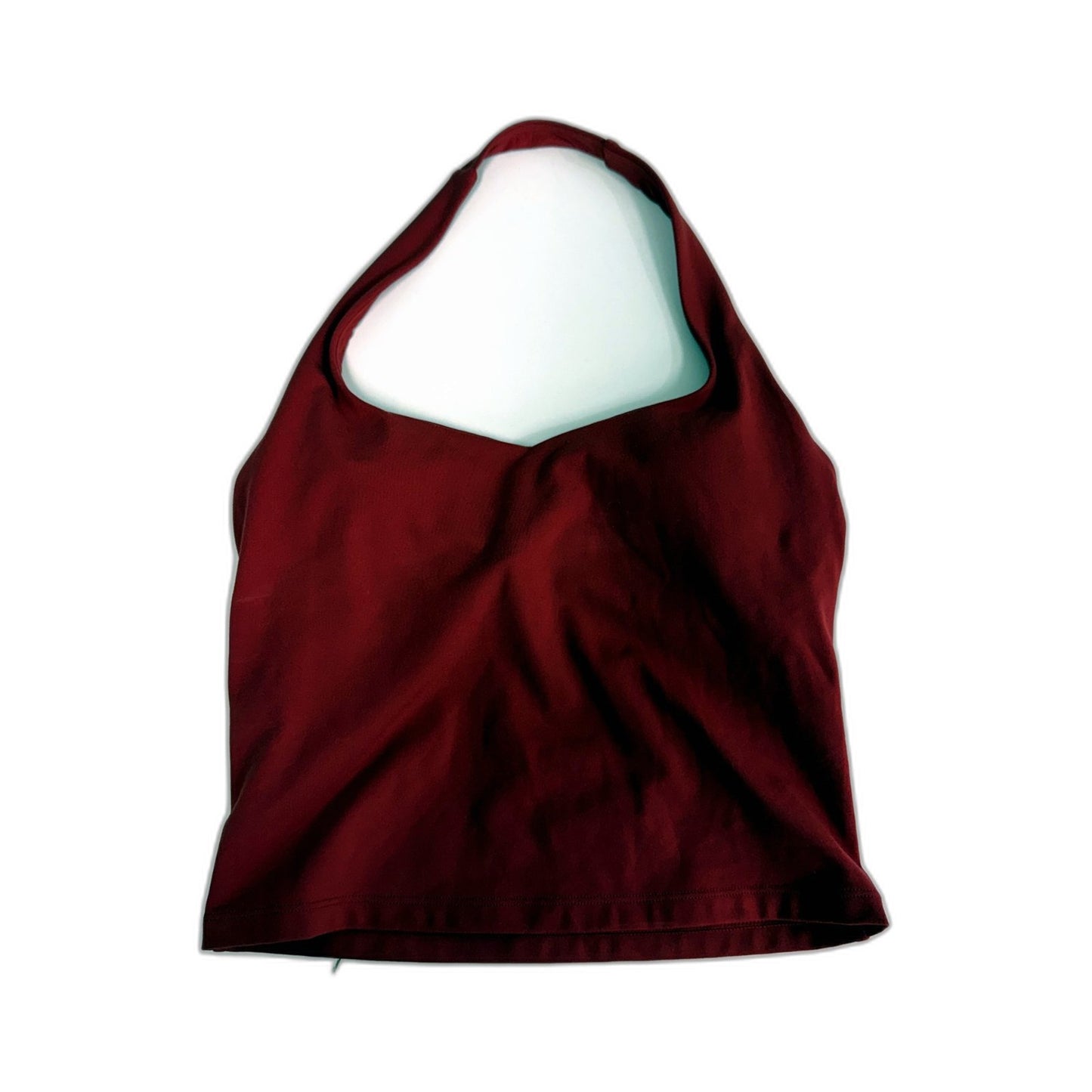 White Fox Active Womens Padded Sports Top in Red, Small Size