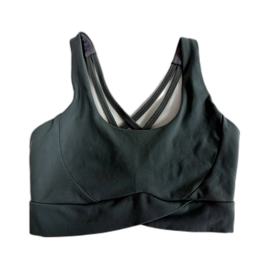 Elite Eleven Womens Sports Bra Sage Green Lightweight Breathable Athletic Size S