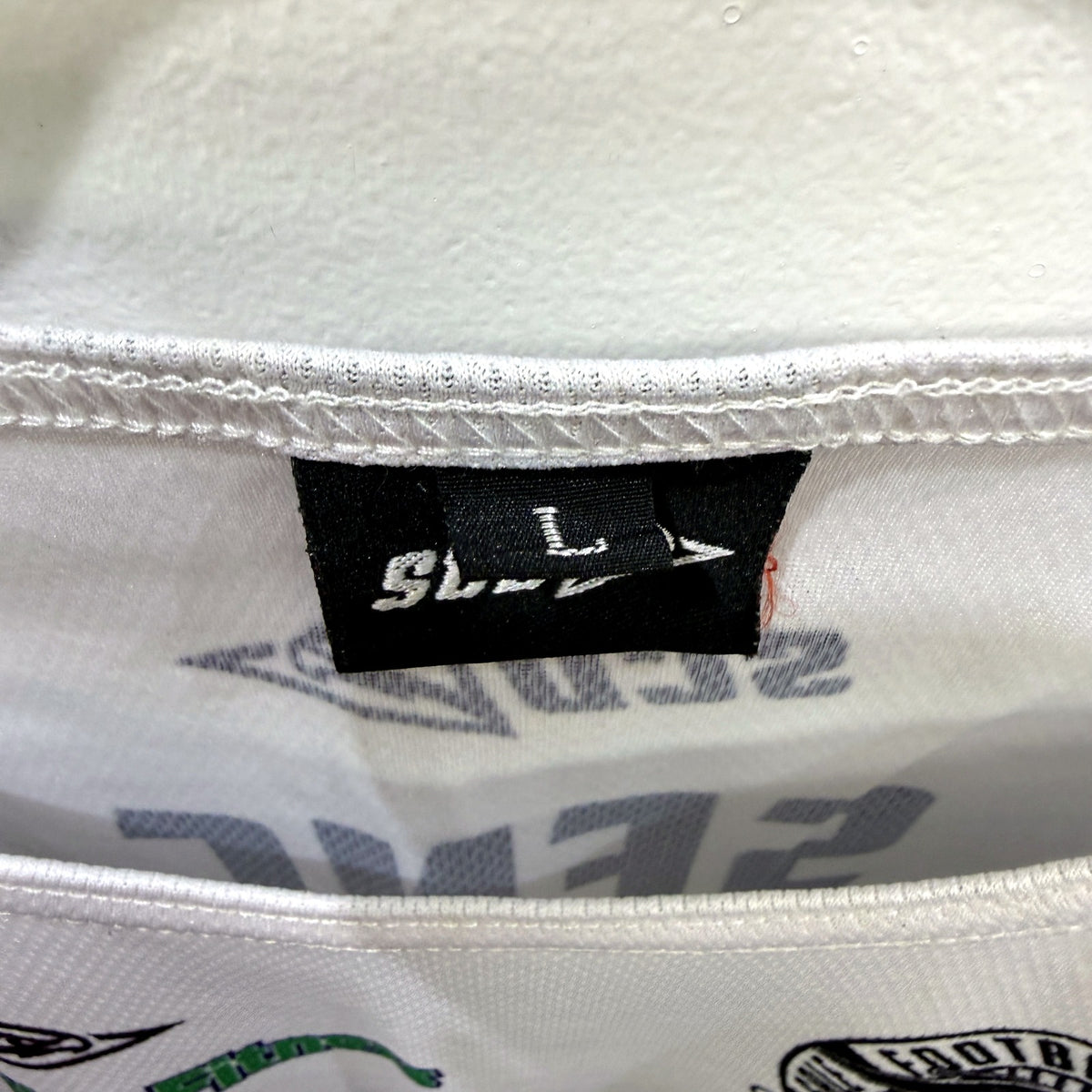 SCD Mens Basketball Jersey White Black Lightweight Athletic Size Large