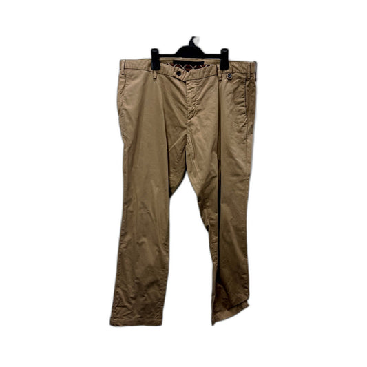 AT.P.CO Mens Relaxed Fit Cotton Chino Pants in Beige Size 56