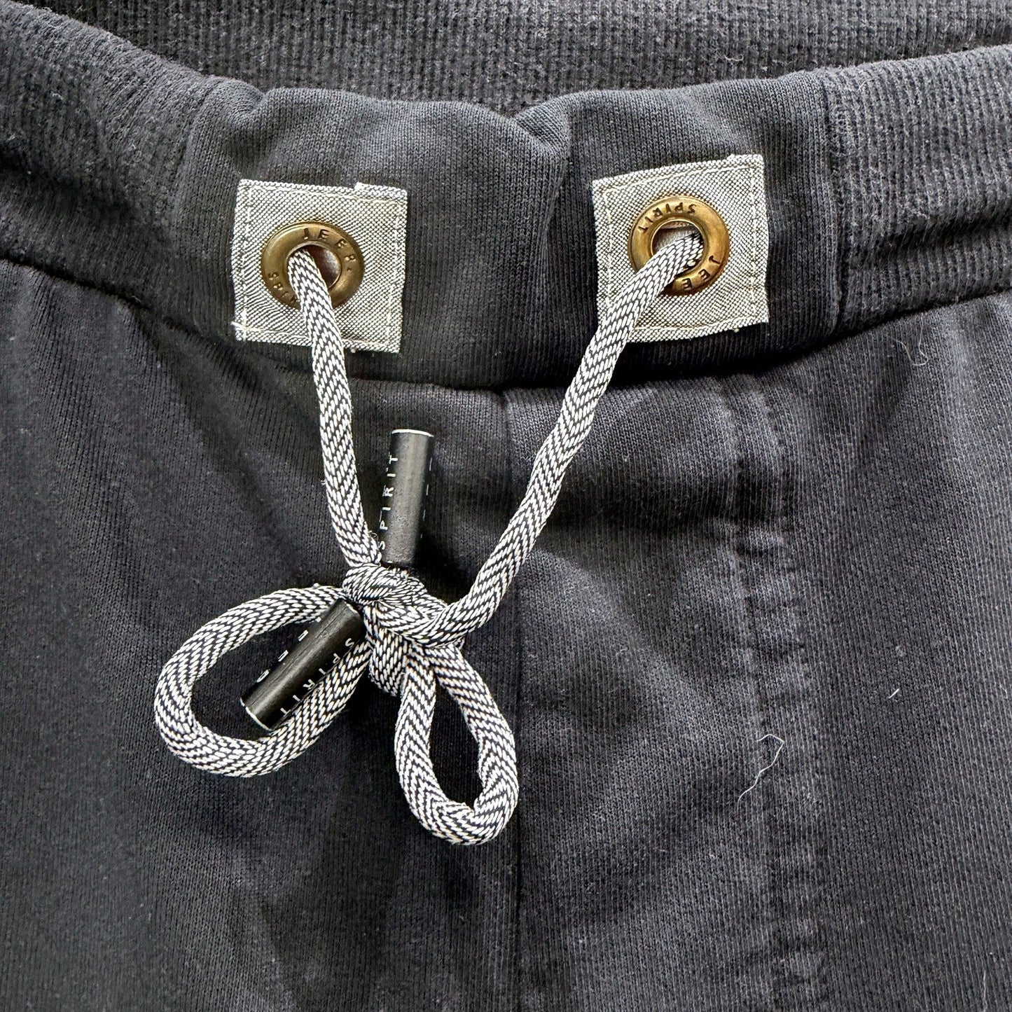 Jeep Womens Black Cotton Drawstring Sweatpants in Plus Size 3XL