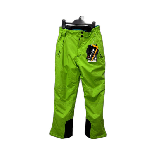 Snow Girls Insulated Waterproof Ski Pants in Lime Green, Size 14 NEW