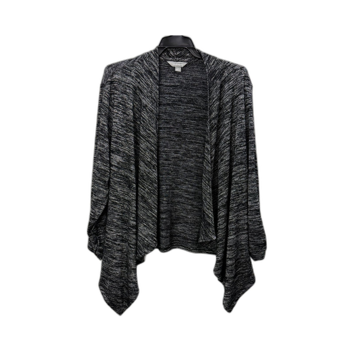 Suzannegrae Womens Marled Knit Open Front Pullover Cardigan Size Sz L