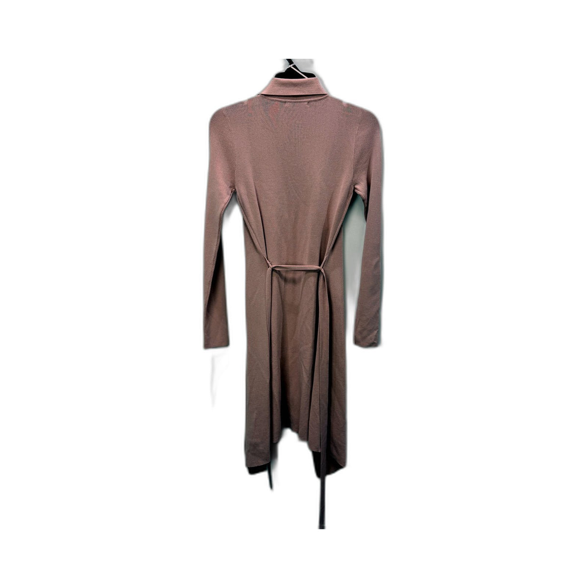 Portmans Womens Draped Collar Rose Smoke Cardigan Sweater, XS Size NEW
