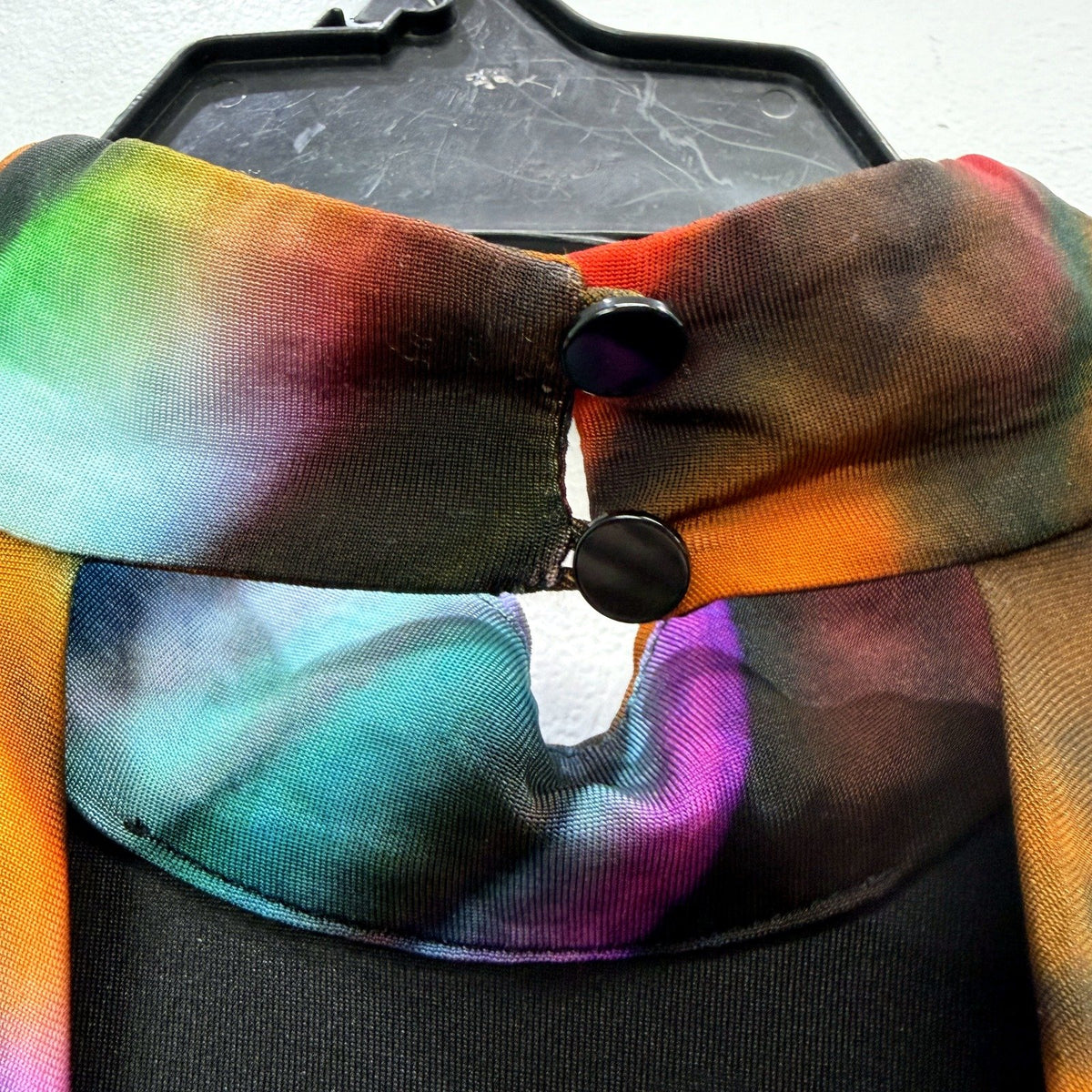 Cue Womens Multicolor Bodycon Dress with Long Sleeves and Stretchy Sz 8