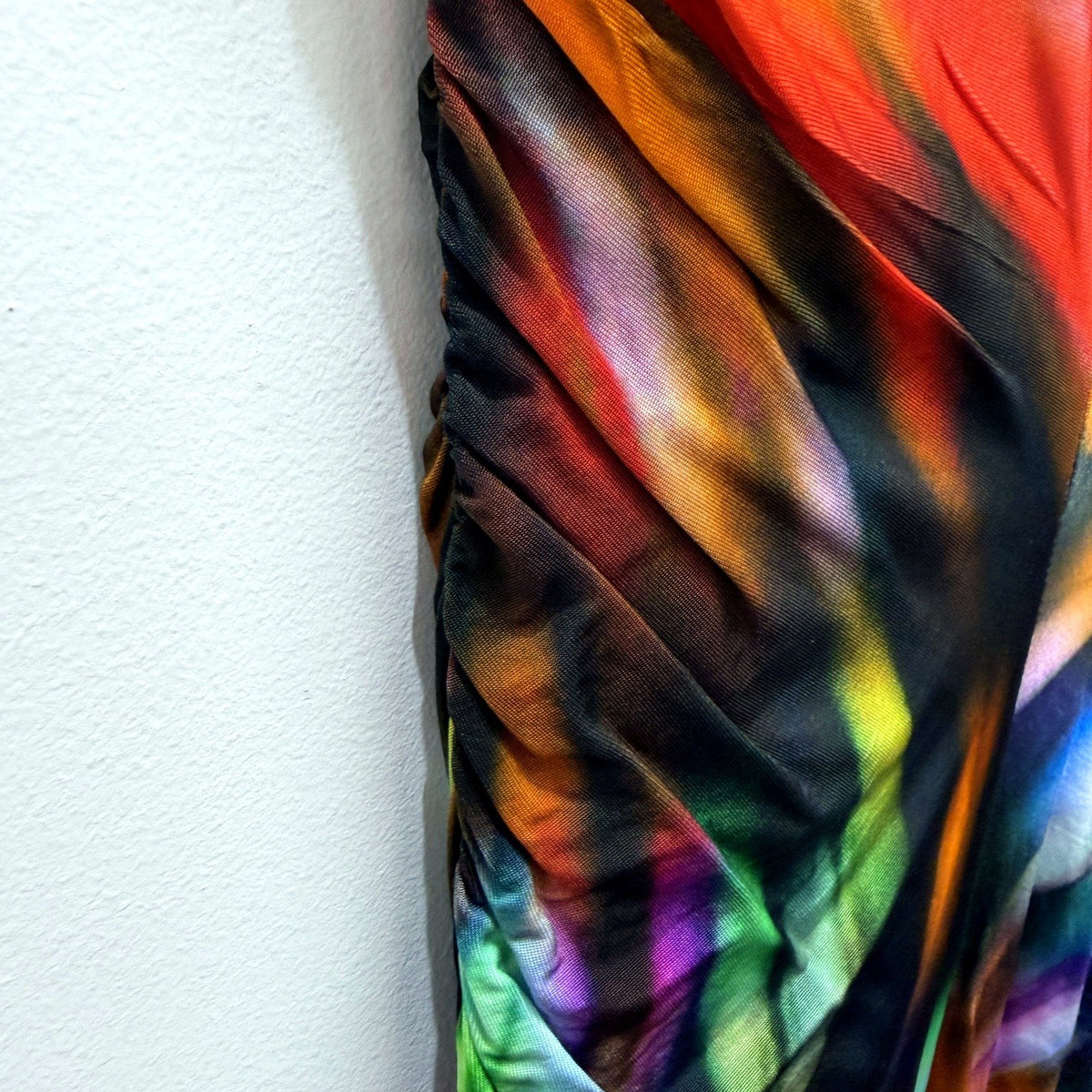 Cue Womens Multicolor Bodycon Dress with Long Sleeves and Stretchy Sz 8