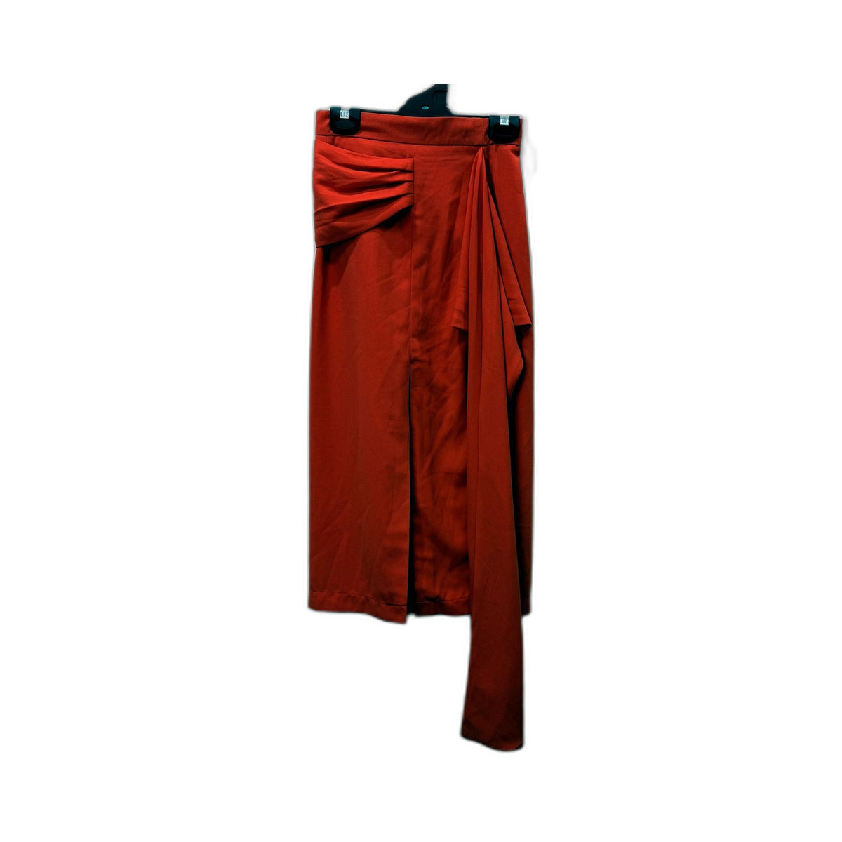 SNDYS Womens 2-Piece Rust Crop Top and Midi Skirt Outfit Set Sz XS NEW