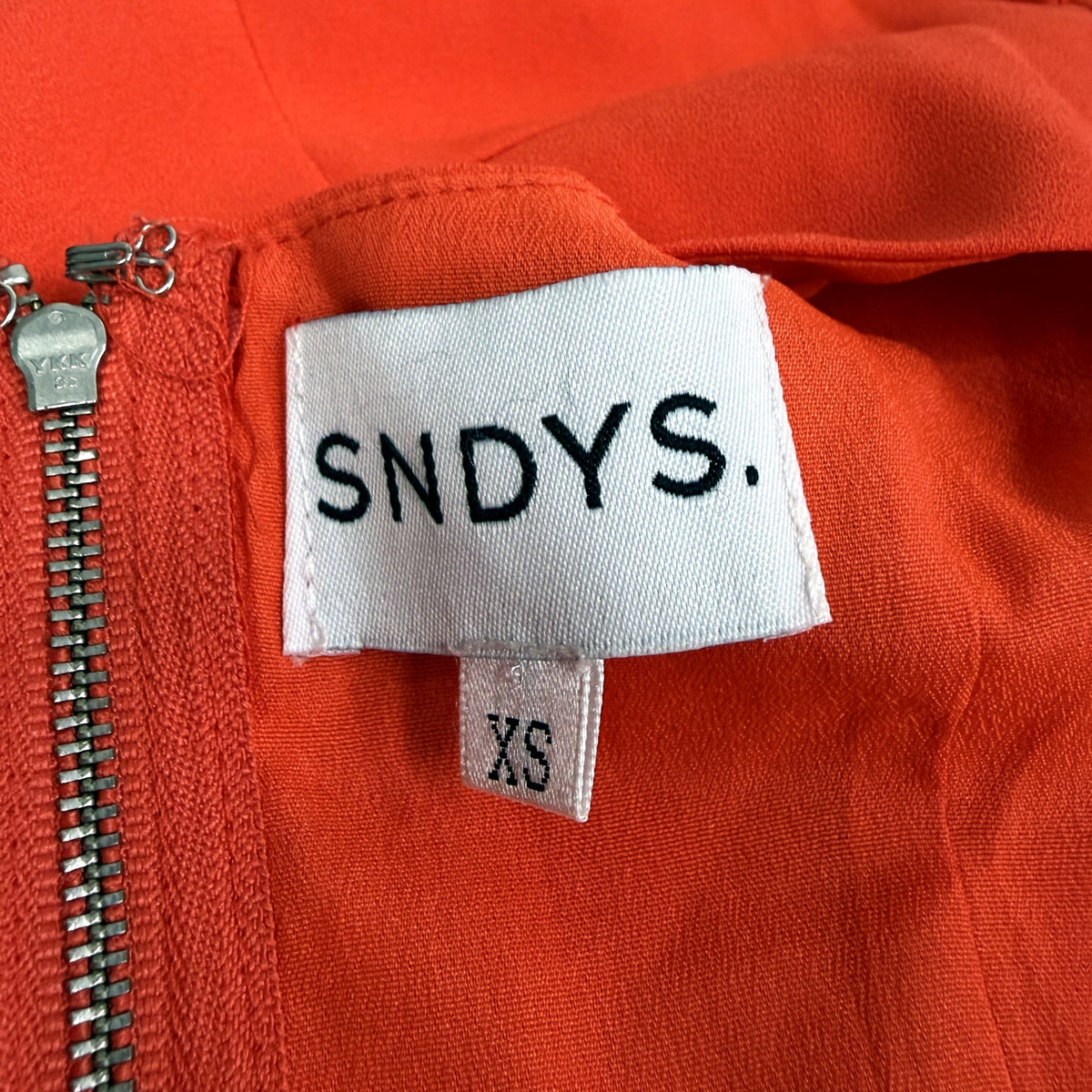 SNDYS Womens 2-Piece Rust Crop Top and Midi Skirt Outfit Set Sz XS NEW