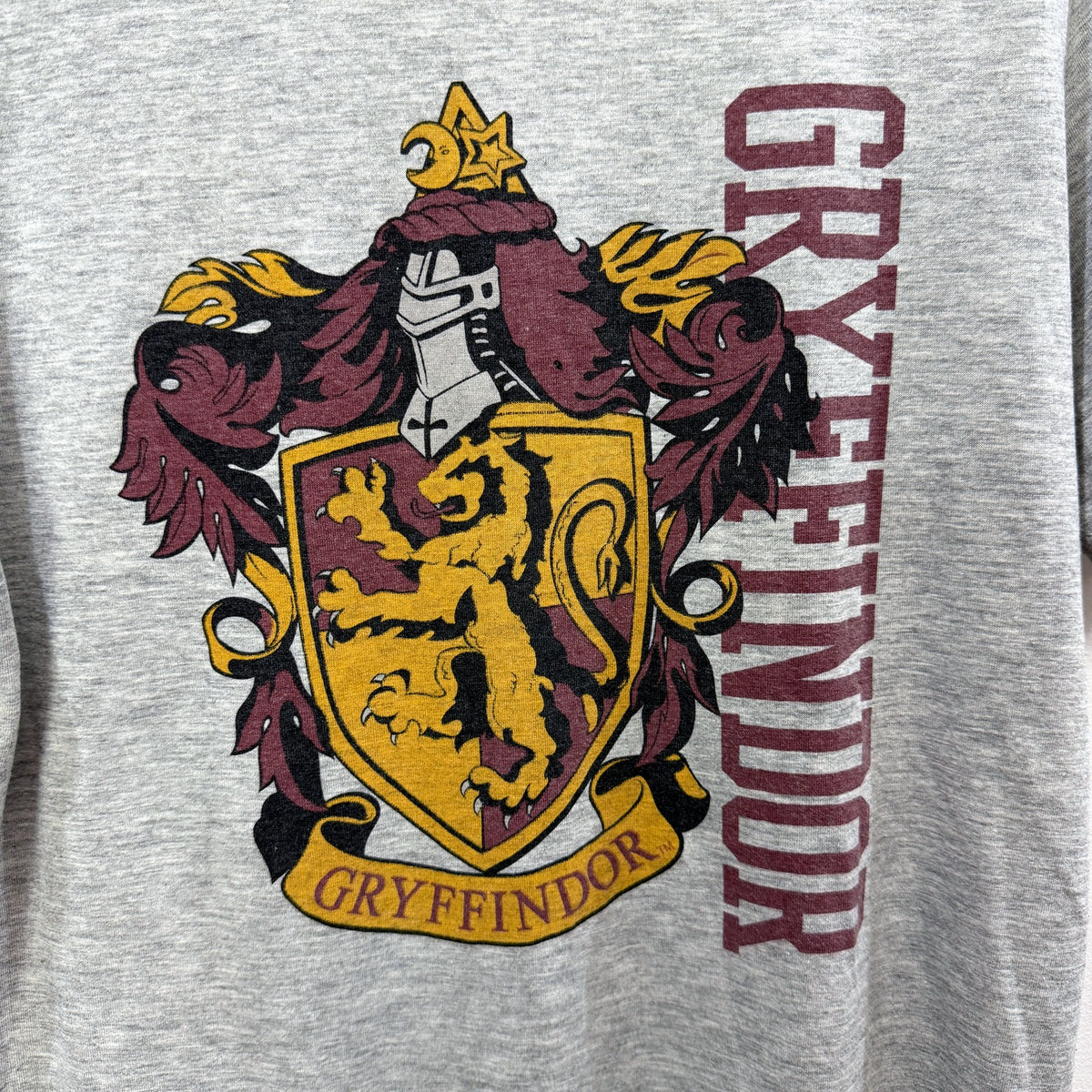 Harry Potter Womens Gray Pullover T-Shirt for Ladies Size 16