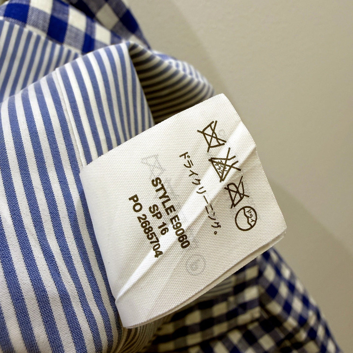 J.Crew Womens Plaid Blazer Lightweight Linen Blend Blue and White Size 2