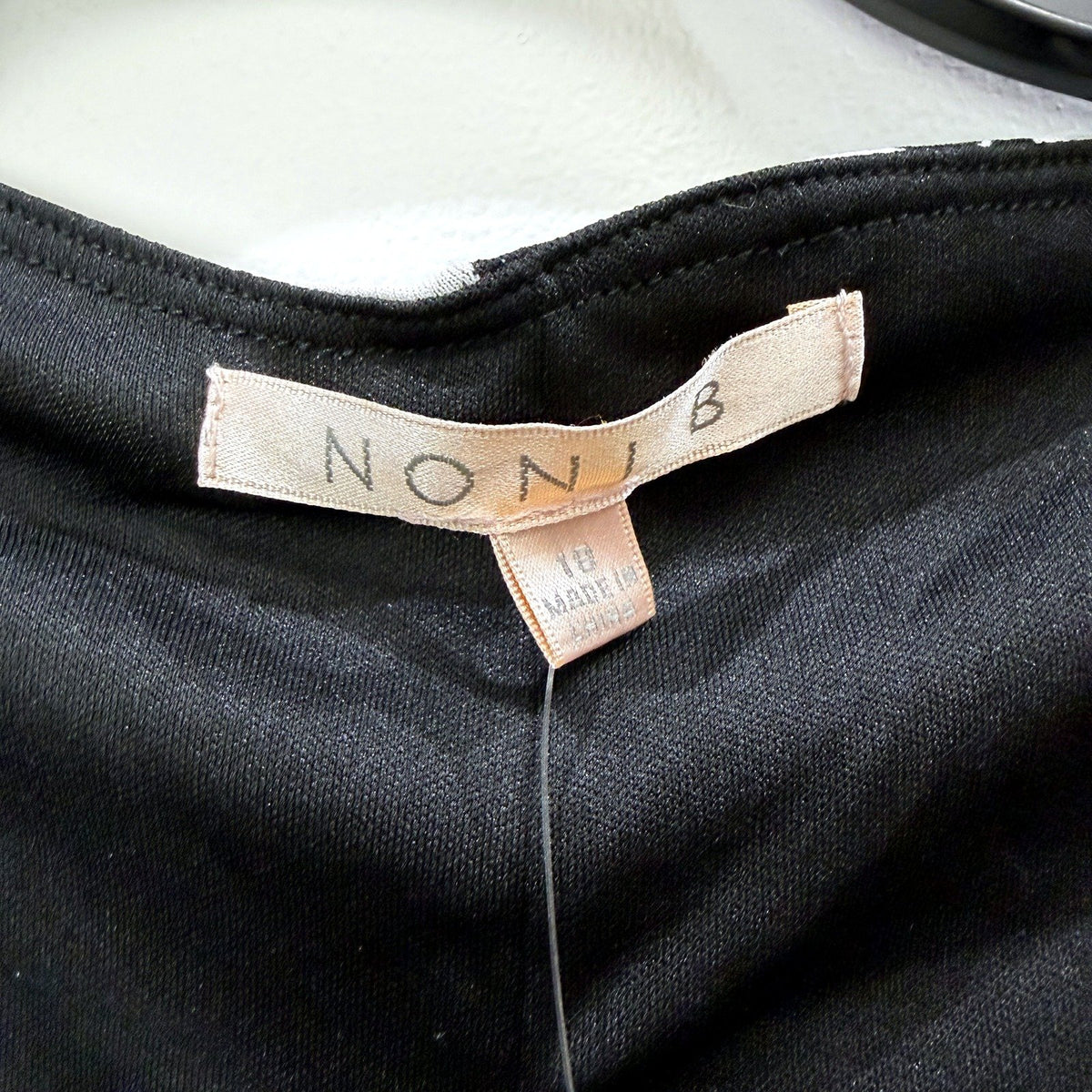 Noni B Womens Zip Knit Maxi Dress - Sleeveless, Jet Black, Size 18 NEW
