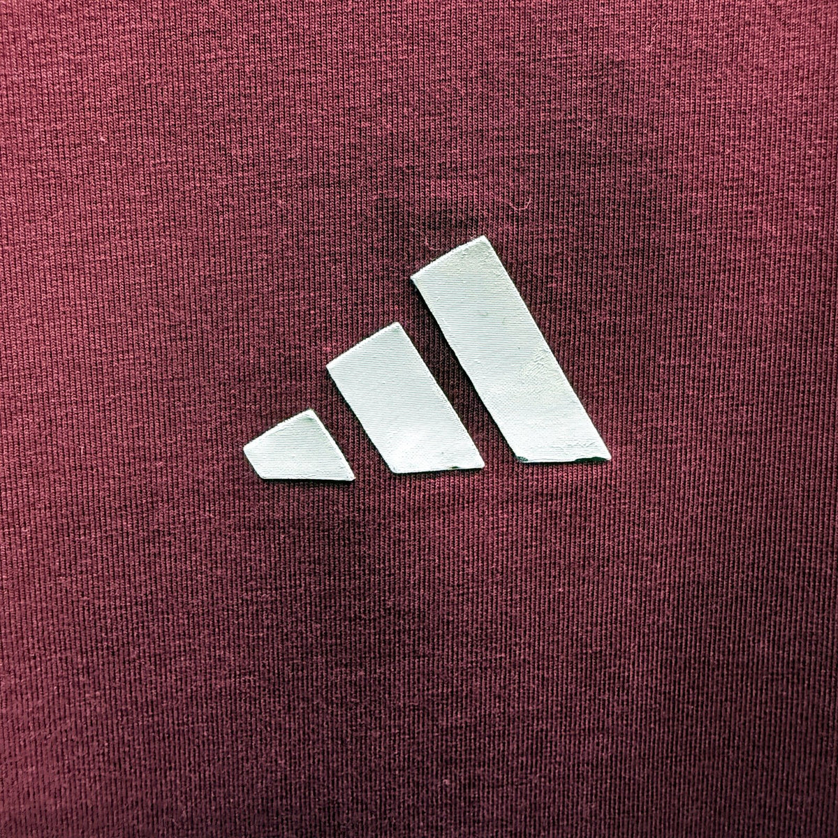 adidas Womens Maroon Cotton Pullover Sweatshirt - Comfortable XL Size