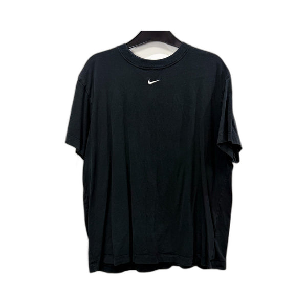 Nike Mens Pullover Sweatshirt Black Loose Fit Cotton Activewear Size M