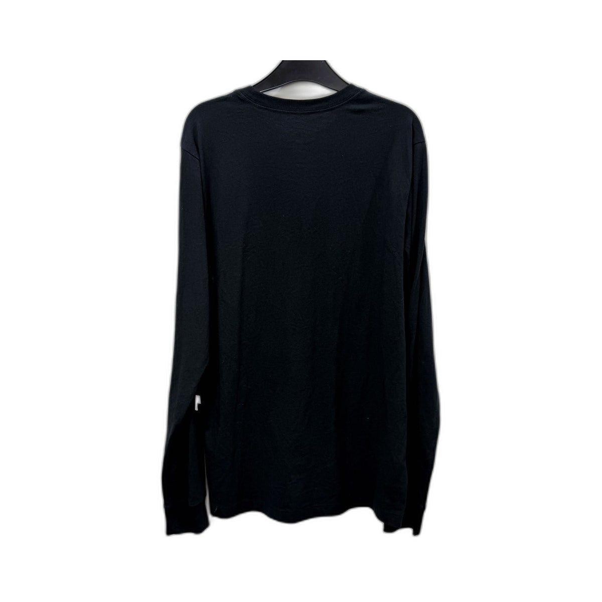 Nike Mens LS Shirt Black Long Sleeve Graphic Print Pullover Sweatshirt Size M