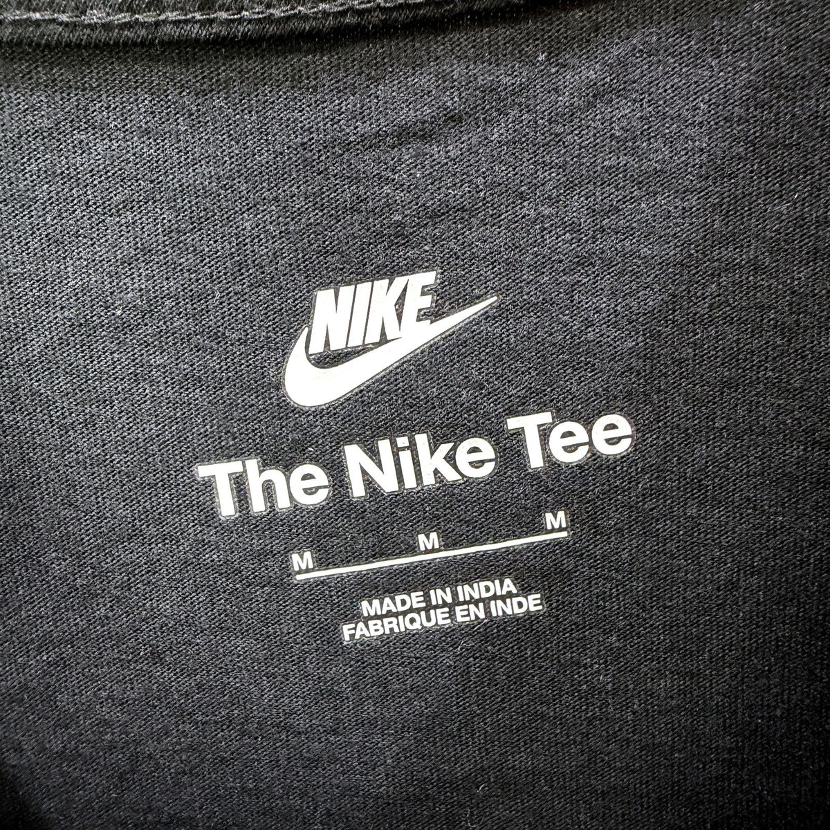 Nike Mens LS Shirt Black Long Sleeve Graphic Print Pullover Sweatshirt Size M