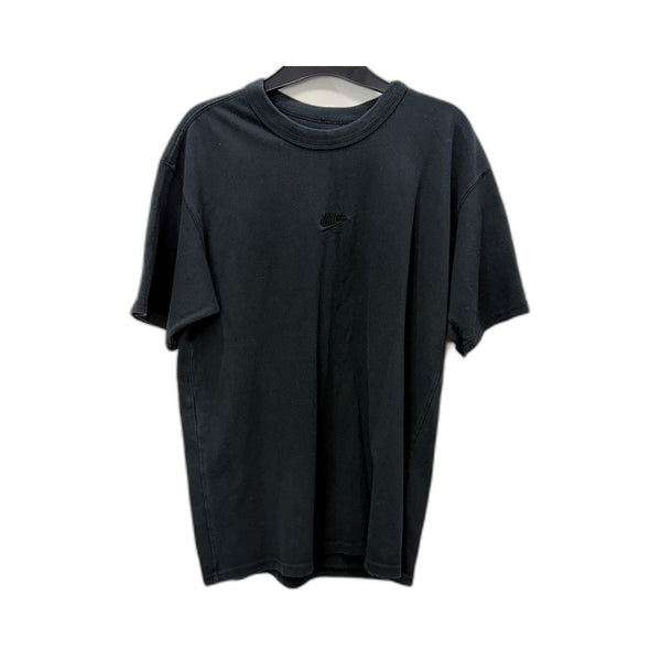 Nike Mens Pullover Sweatshirt Black Casual Loose Fit Cotton T-shirt Size S
