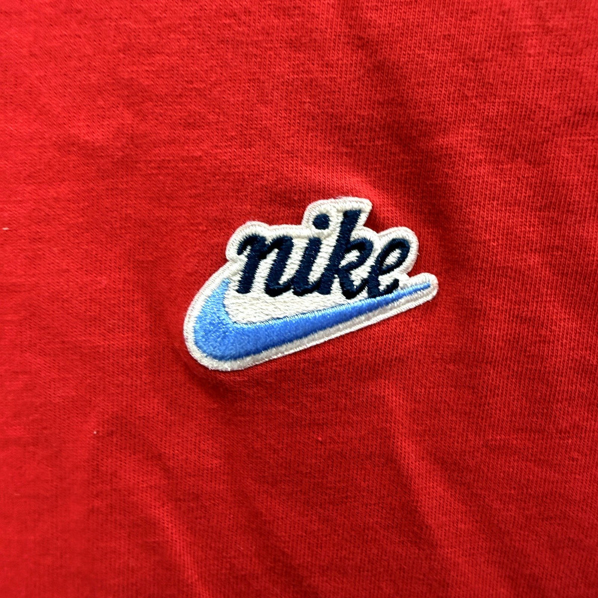 Nike Mens Cotton T-Shirt in Red, Large Size for Casual Wear NEW
