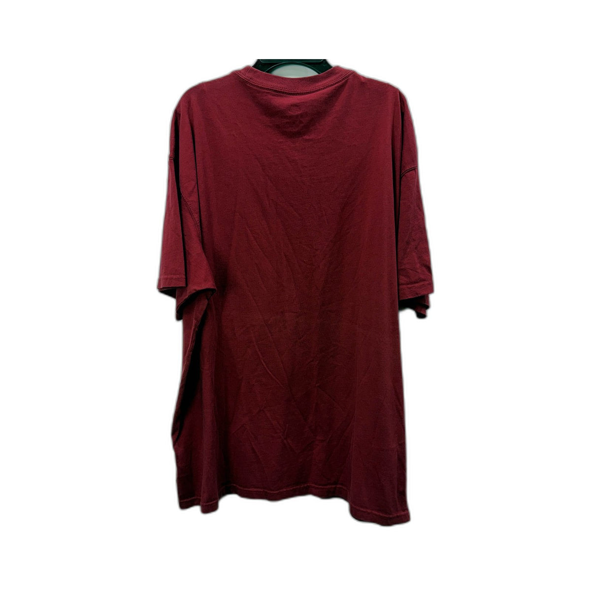 Nike Mens T-Shirt Red Pullover Sweatshirt - Loose Fit, Cotton, Size L
