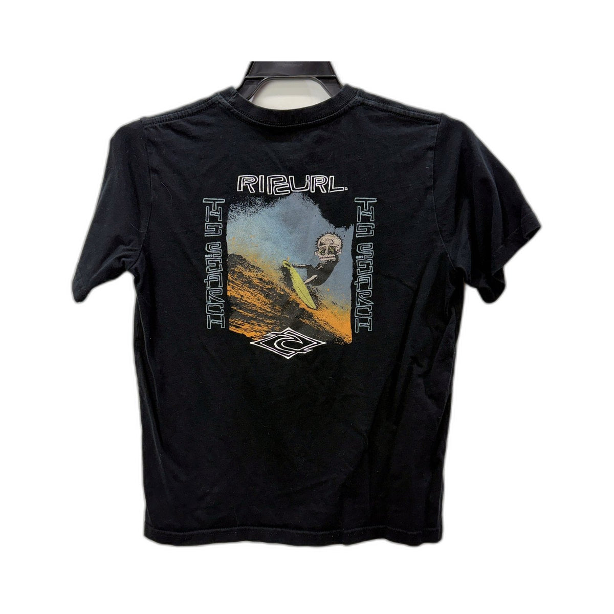 Rip Curl Kids Graphic Pullover Sweatshirt in Black, Size 10/S