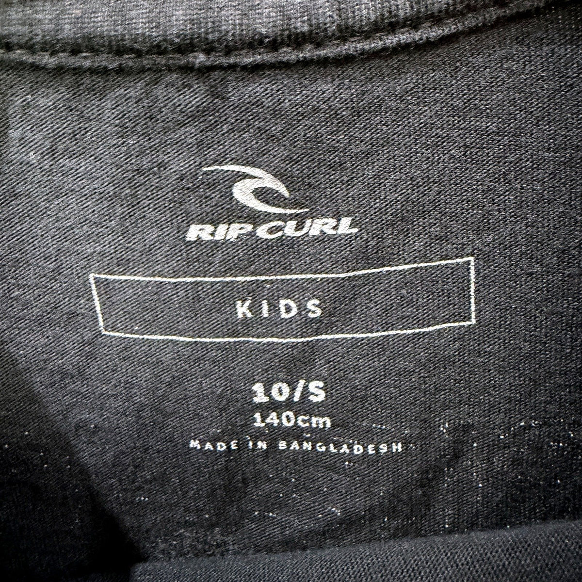 Rip Curl Kids Graphic Pullover Sweatshirt in Black, Size 10/S