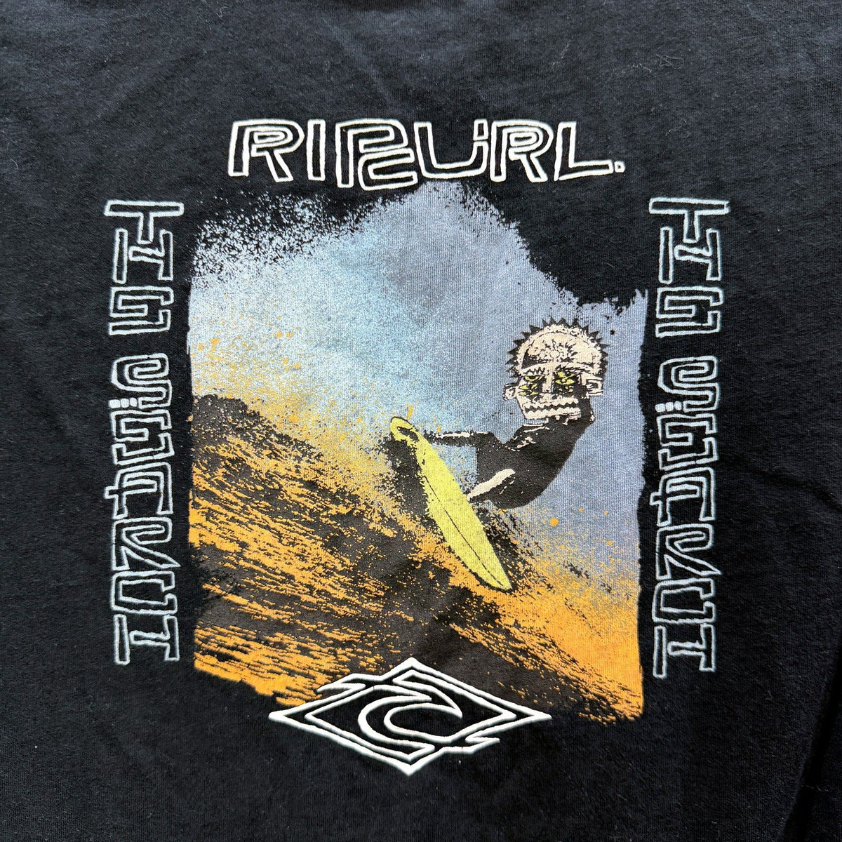 Rip Curl Kids Graphic Pullover Sweatshirt in Black, Size 10/S