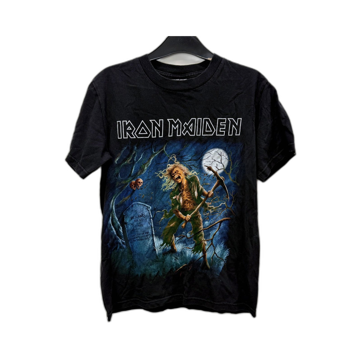 Iron Maiden Kids Black Cotton Graphic T-Shirt for Boys and Girls Size S