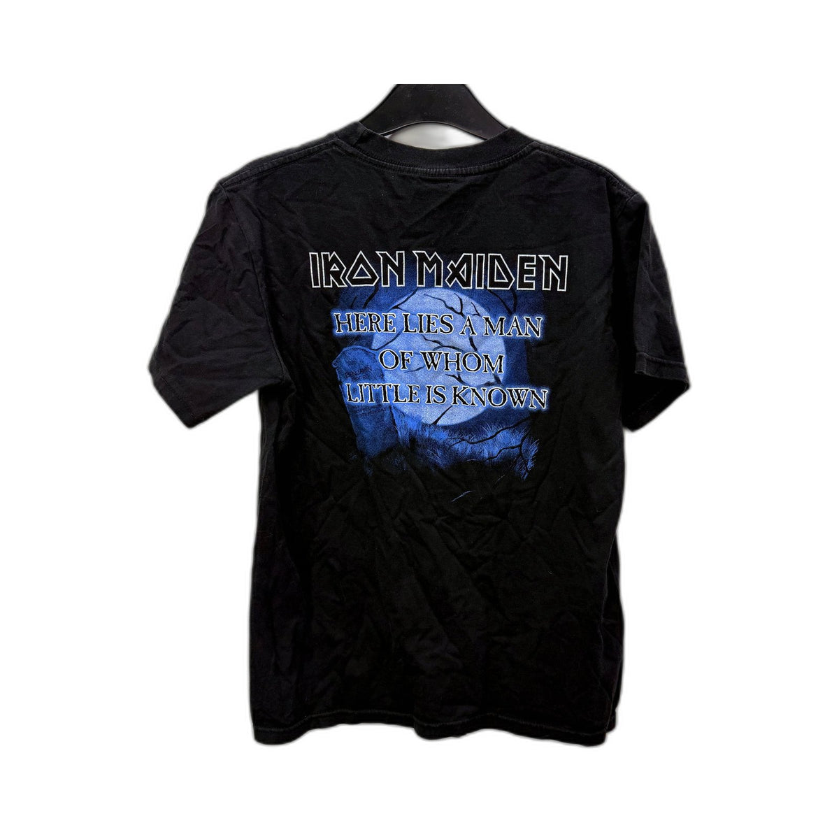Iron Maiden Kids Black Cotton Graphic T-Shirt for Boys and Girls Size S