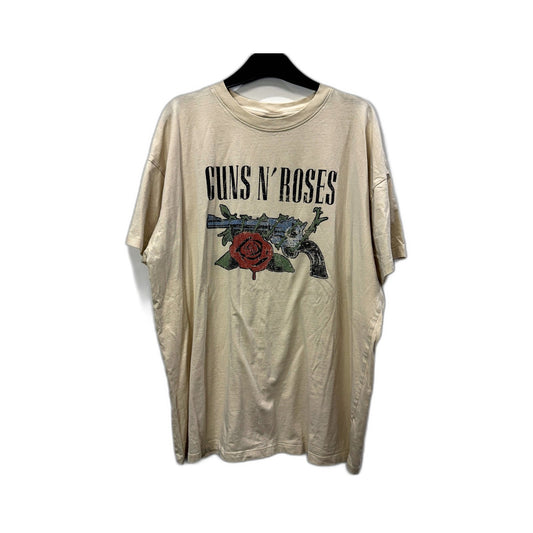 Guns N' Roses Womens Relaxed Boyfriend T-Shirt Vintage Rock Band Sz XL NEW