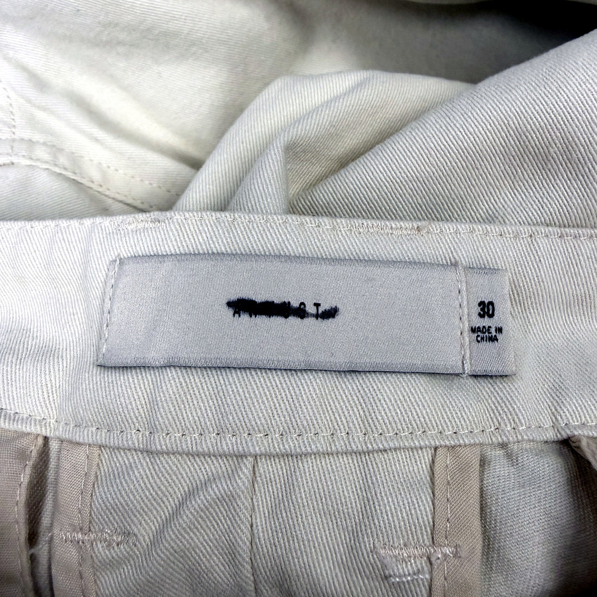 Arvust Mens Fuller Pleated Chino Trousers Natural Cotton Casual Size 30 NEW