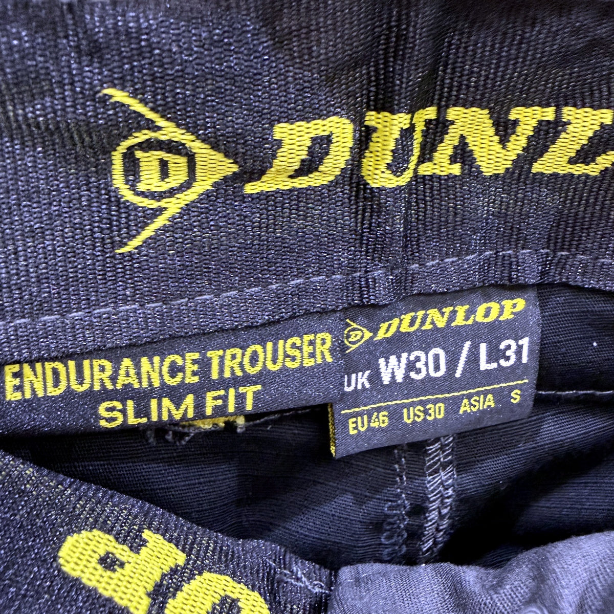 Dunlop Mens Endurance Work Trousers Black Utility Size Sz 30W/L31 NEW