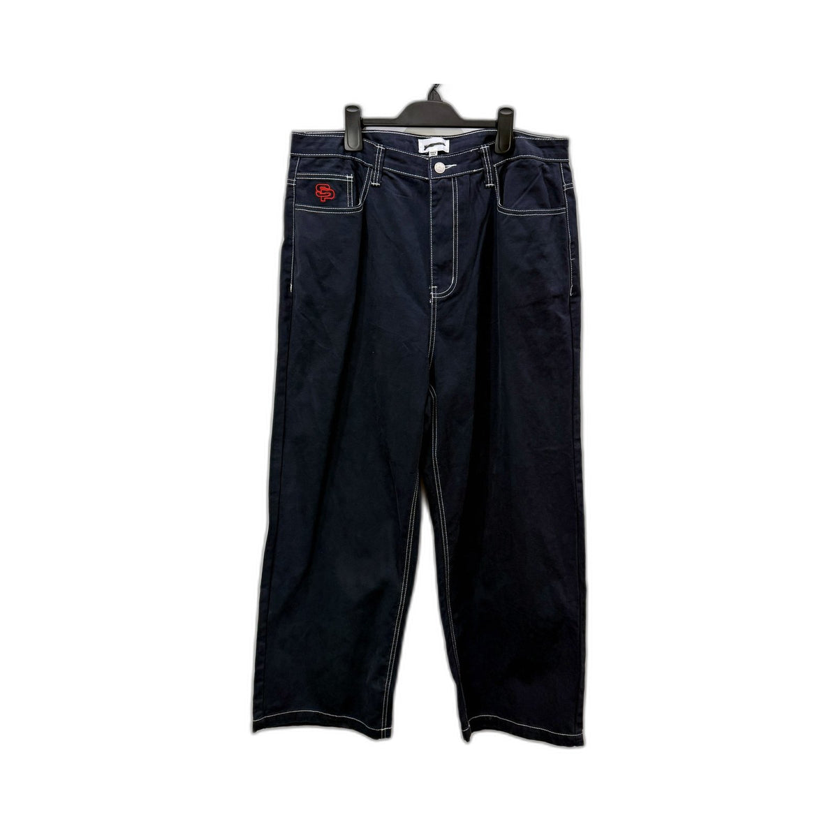 Spencer Project Mens Workwear Pants Cotton Navy Blue Size 34 NEW