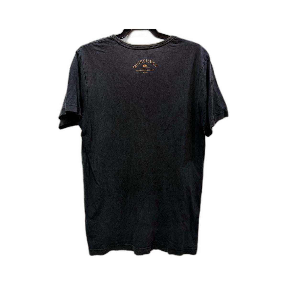 Quiksilver Mens Cotton Graphic Logo T-Shirt in Black for Small Size
