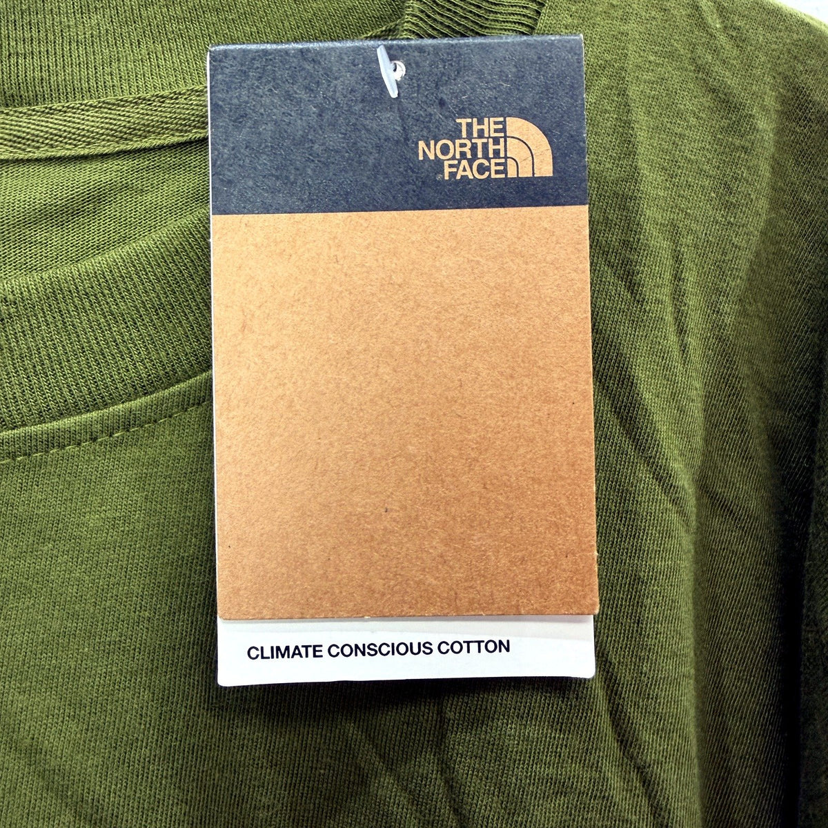 The North Face Mens Olive Green Box Fit Pullover Sweatshirt - Large NEW