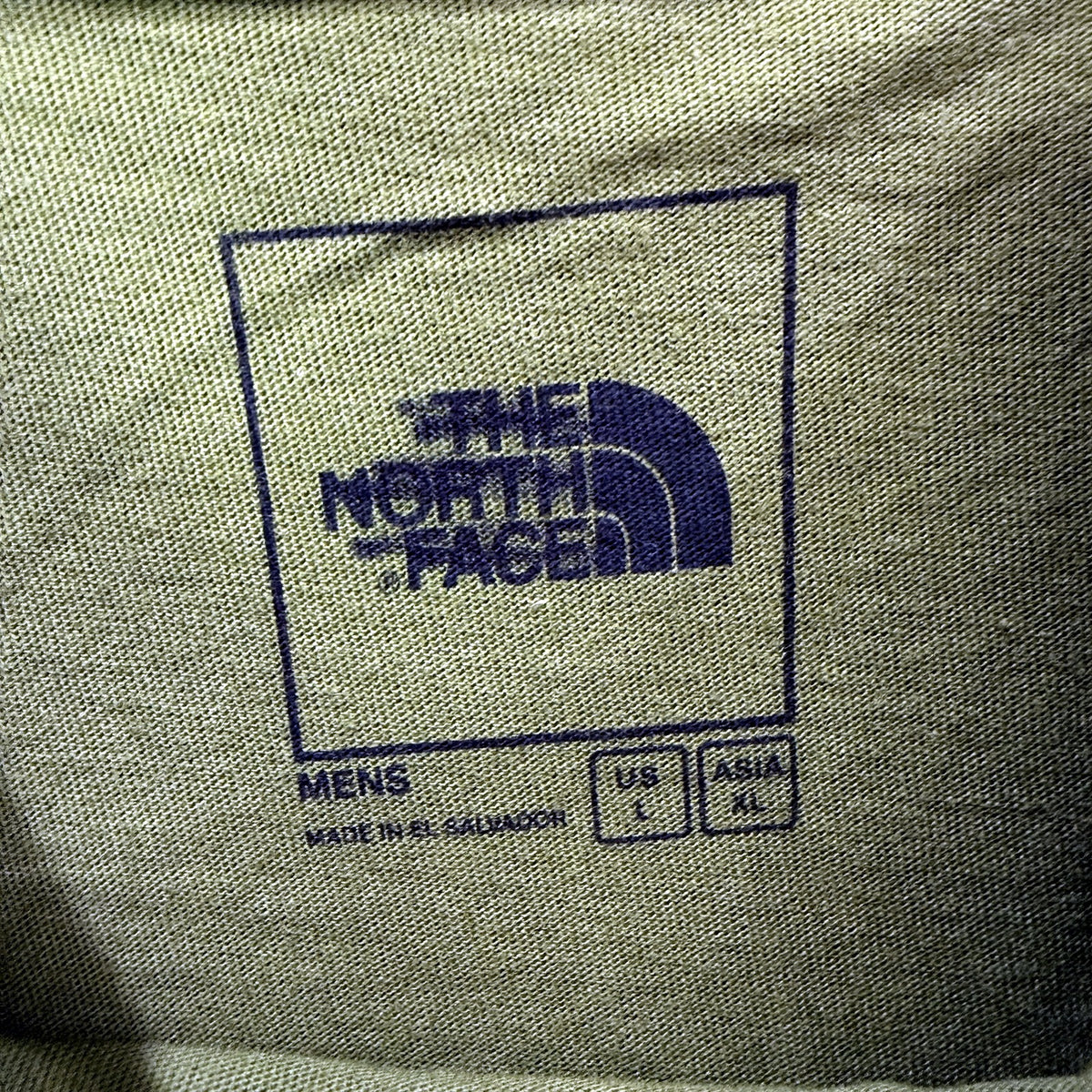 The North Face Mens Olive Green Box Fit Pullover Sweatshirt - Large NEW