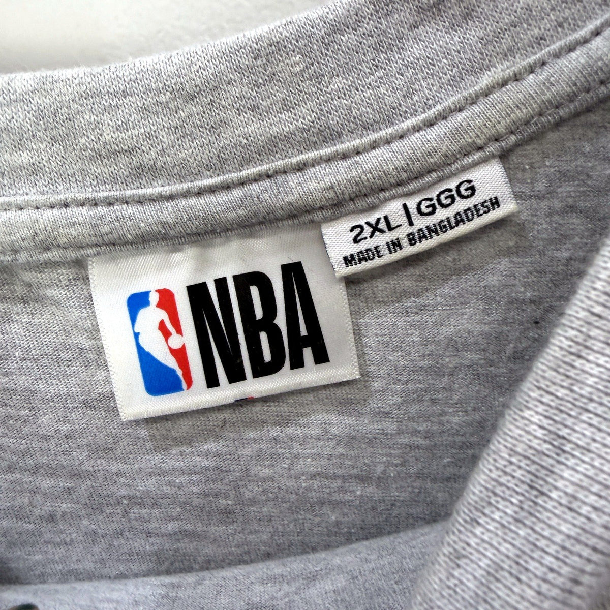 Los Angeles Lakers Mens Gray Pullover Basketball Graphic Shirt Size 2XL