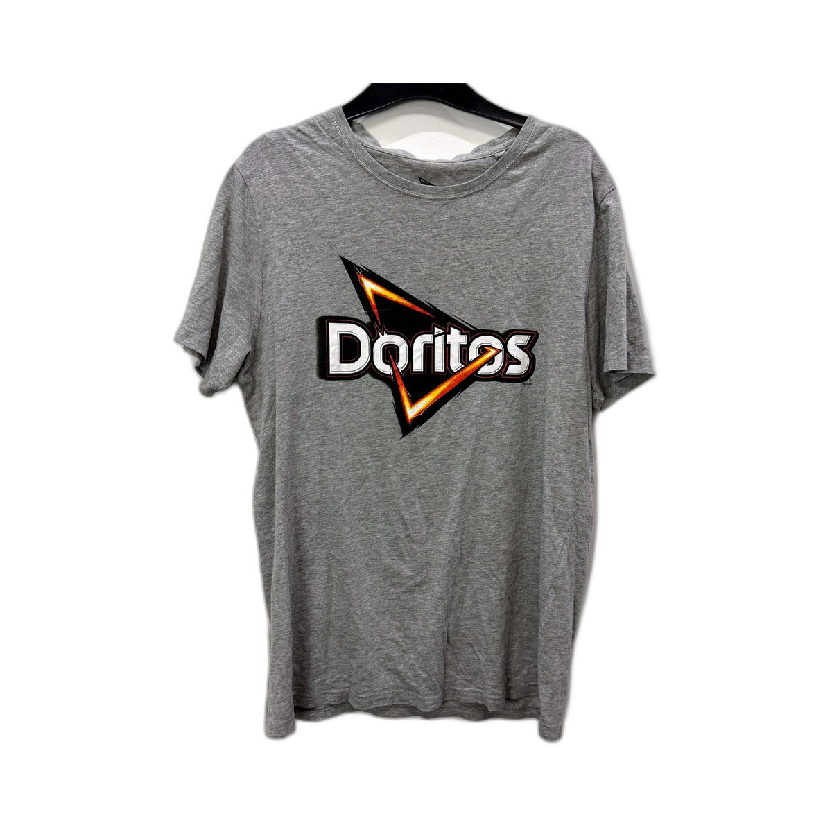 Doritos Mens Graphic T-Shirt Gray Comfortable Cotton Sz M