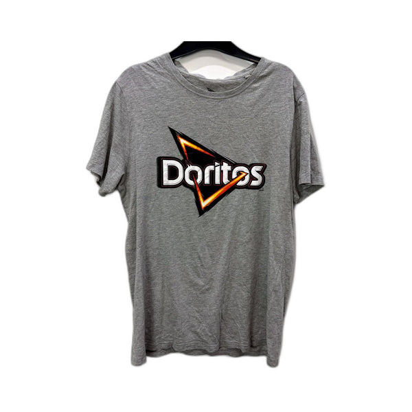 Doritos Mens Graphic T-Shirt Gray Comfortable Cotton Sz M