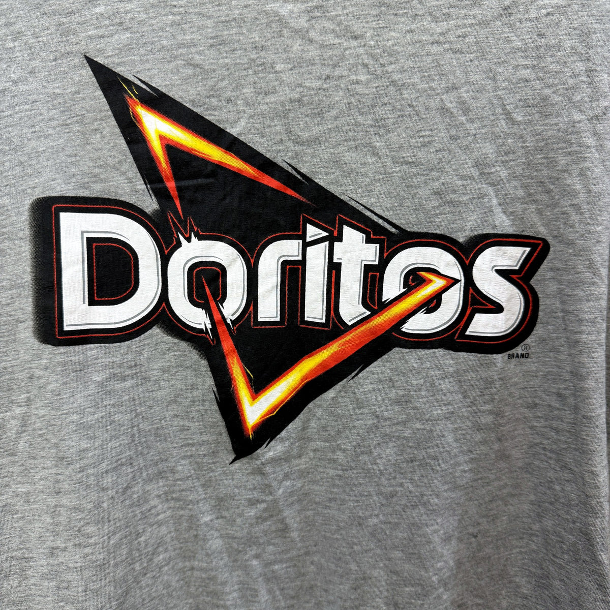 Doritos Mens Graphic T-Shirt Gray Comfortable Cotton Sz M
