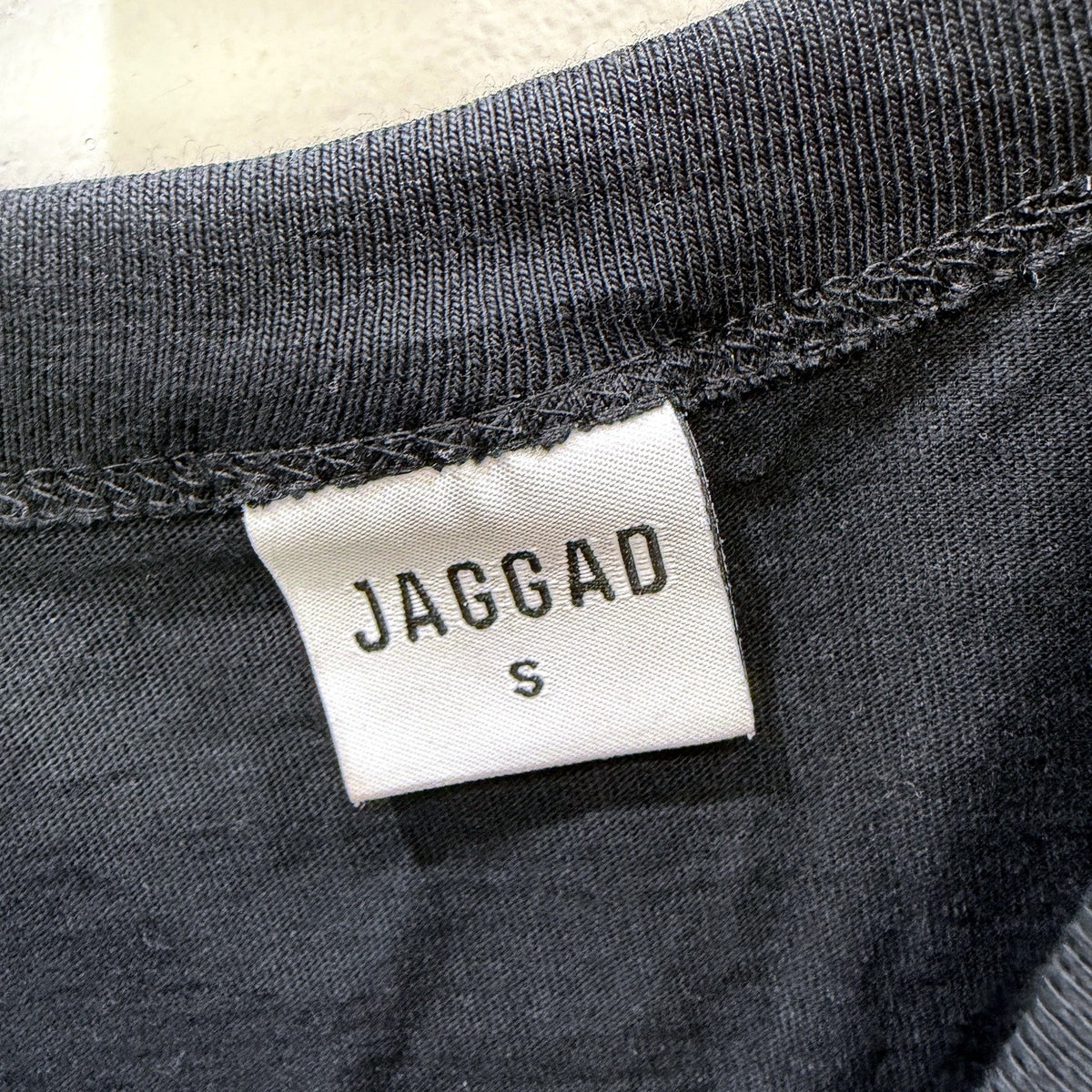 Jaggad Studio Mens 100% Cotton Black T-Shirt, Size S