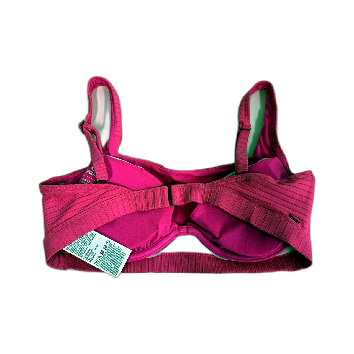 Rip Curl Womens Premium Surf Crop Top D-DD Hot Pink Size M NEW