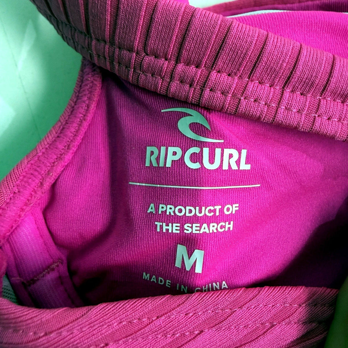 Rip Curl Womens Premium Surf Crop Top D-DD Hot Pink Size M NEW