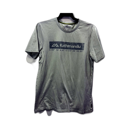 Kathmandu Mens Graphic T-Shirt Sage Green Size S Cotton