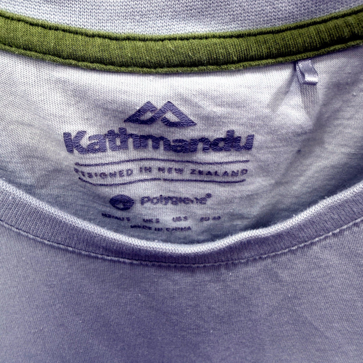Kathmandu Mens Graphic T-Shirt Sage Green Size S Cotton