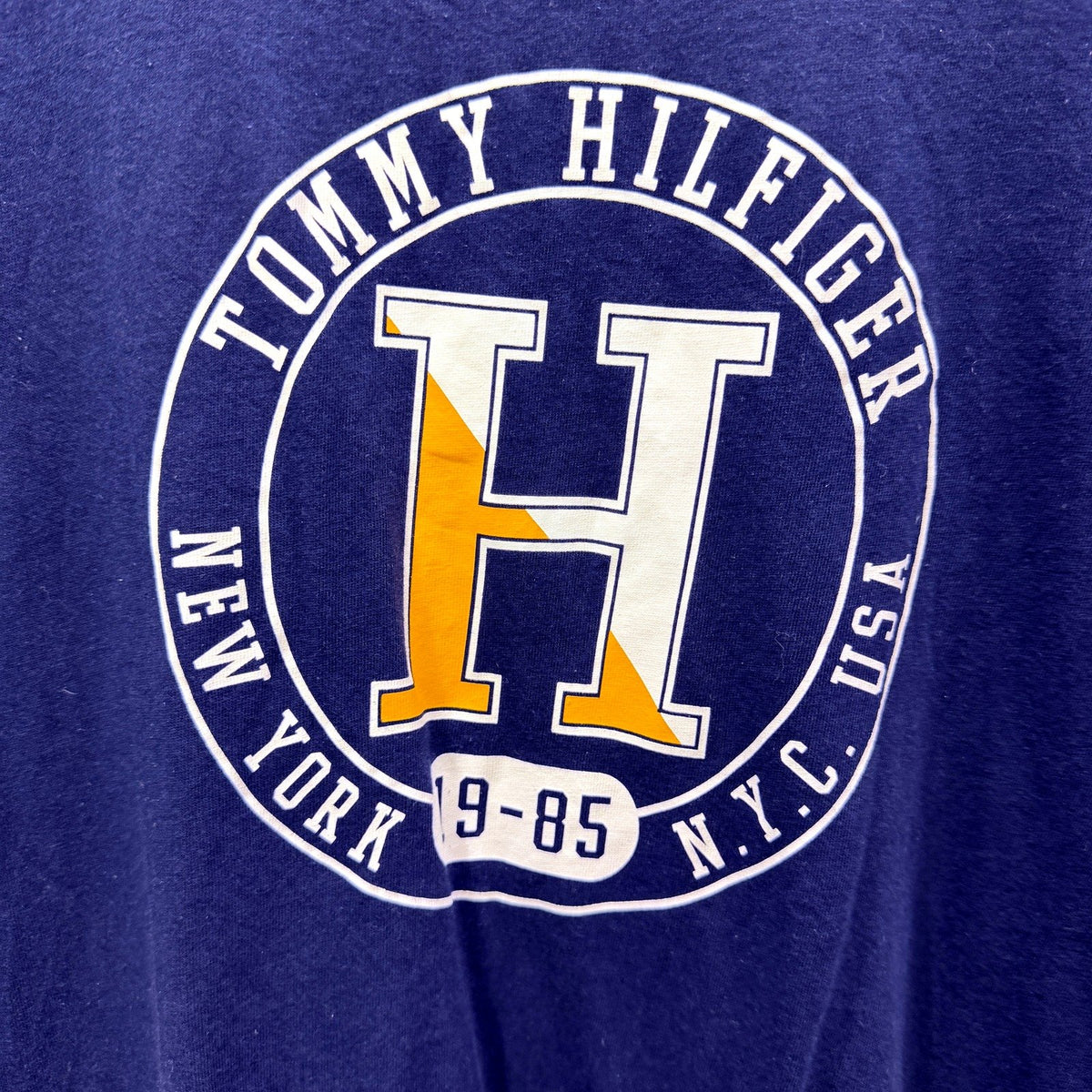 Tommy Hilfiger Mens Navy Blue Long Sleeve Sleepwear Top Size L