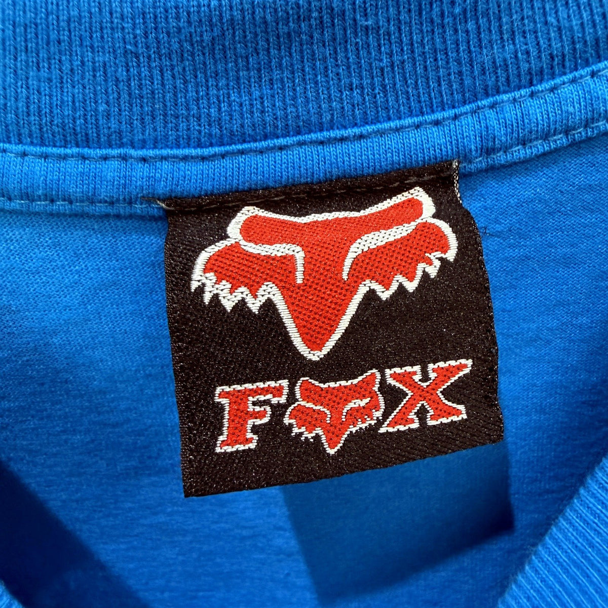 Fox Racing Mens Graphic T-Shirt Royal Blue Vintage XL