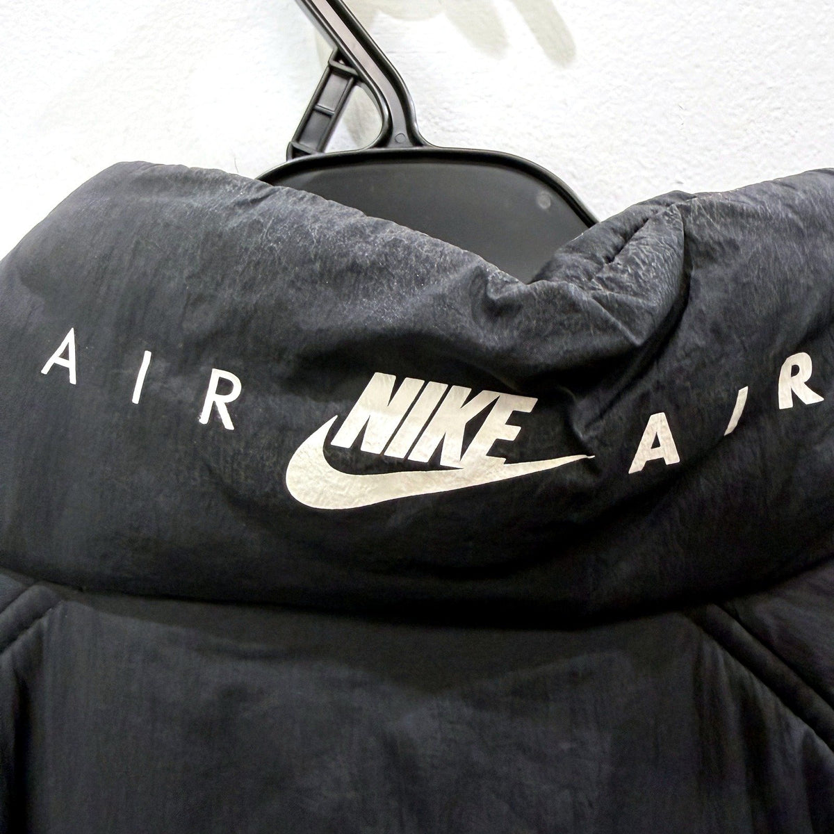 Nike Womens Black Quilted Puffer Jacket Lightweight Cropped XS